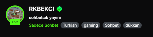 bekci kariyerindeki gelişmelerle tik almayı başarmıştır ama chatteki insanlar bunun hakedilerek değil bekcinin bağlantı 